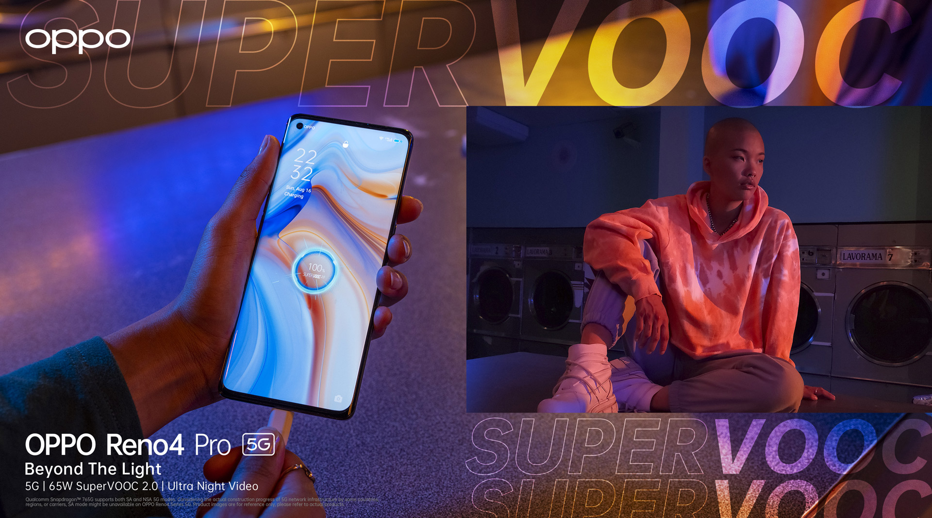 poster campaign Hungry and Foolish for Oppo latest smartphone model photographed and filmed by Simon Duhamel