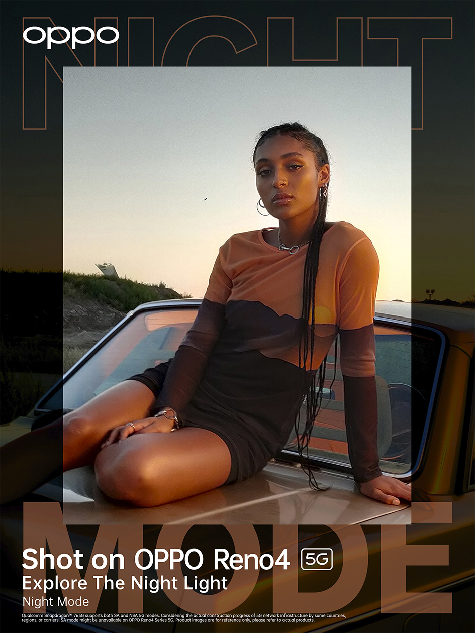 poster campaign Hungry and Foolish for Oppo latest smartphone model photographed and filmed by Simon Duhamel