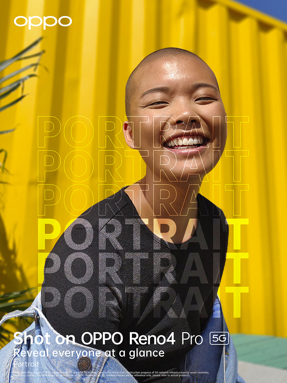 poster campaign Hungry and Foolish for Oppo latest smartphone model photographed and filmed by Simon Duhamel