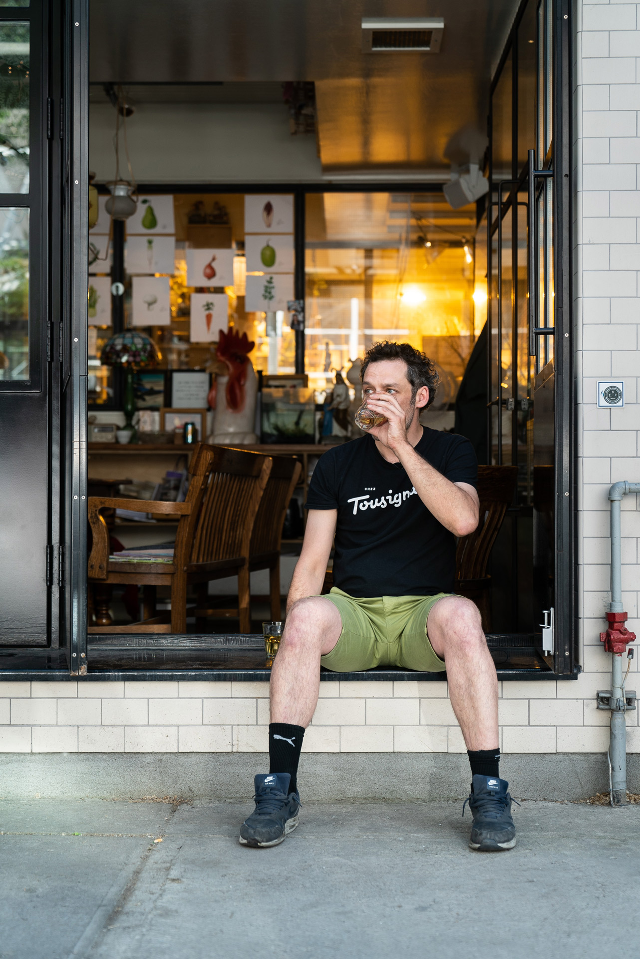 portrait of chef charles-antoine crete of montreal plaza by Bruno Florin