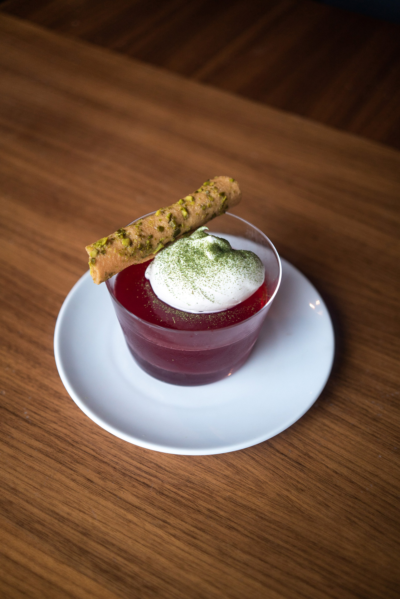 picture of chef Patrice Demers childhood dish jell-o by Bruno Florin