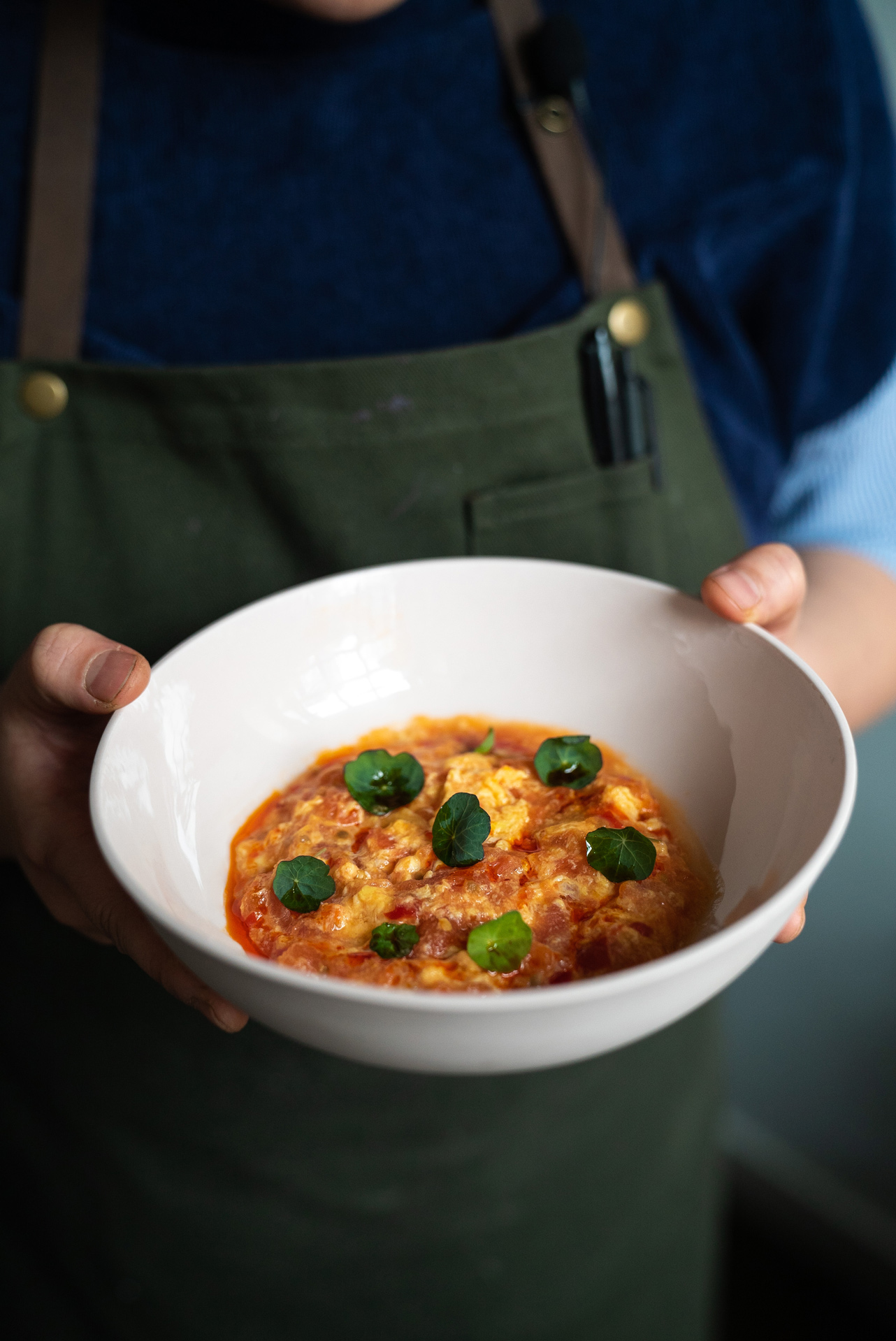 picture of chef Anita Feng childhood dish chef of Candide restaurant by Bruno Florin