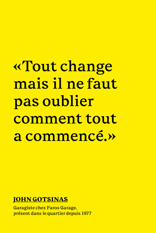 quote by John Gotsinas for Mile-Ex Milles Vies by Bruno Florin