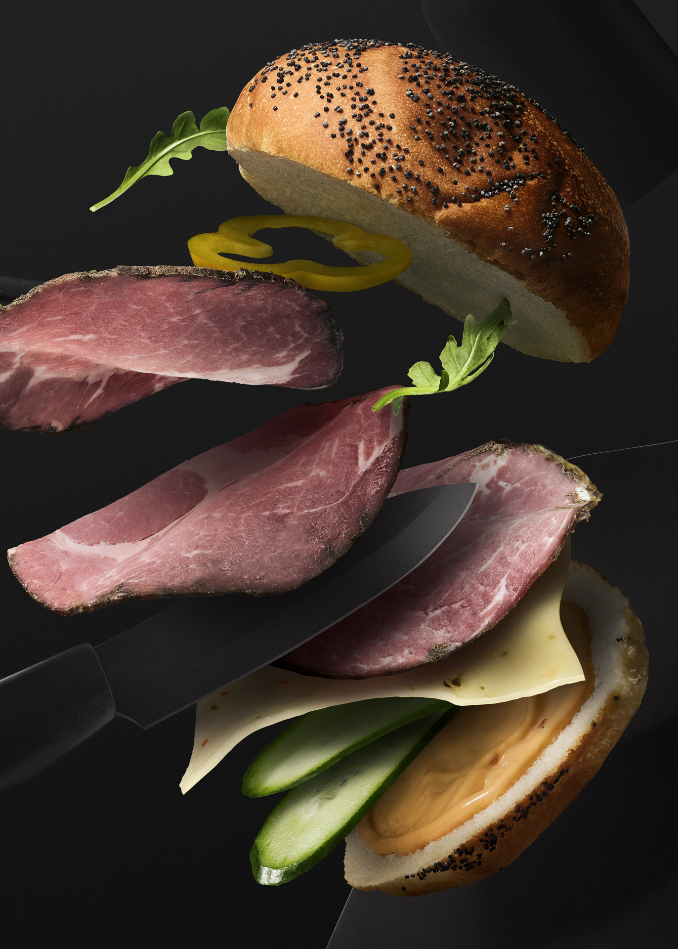 capicollo ham photographed by Mathieu Lévesque for Fantino & Mondello with Rethink agency