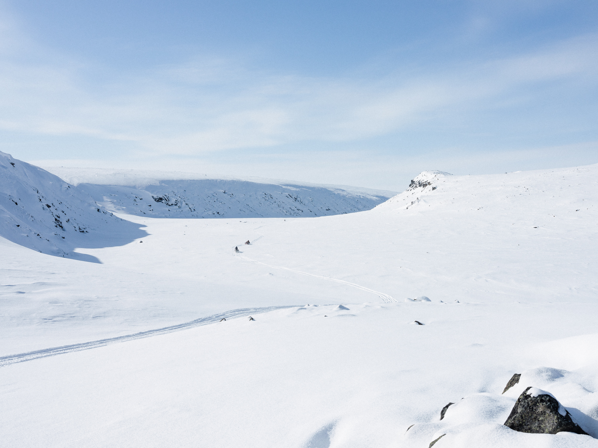 snow slopes in Nunavik by Alexi Hobbs for Air Inuit
