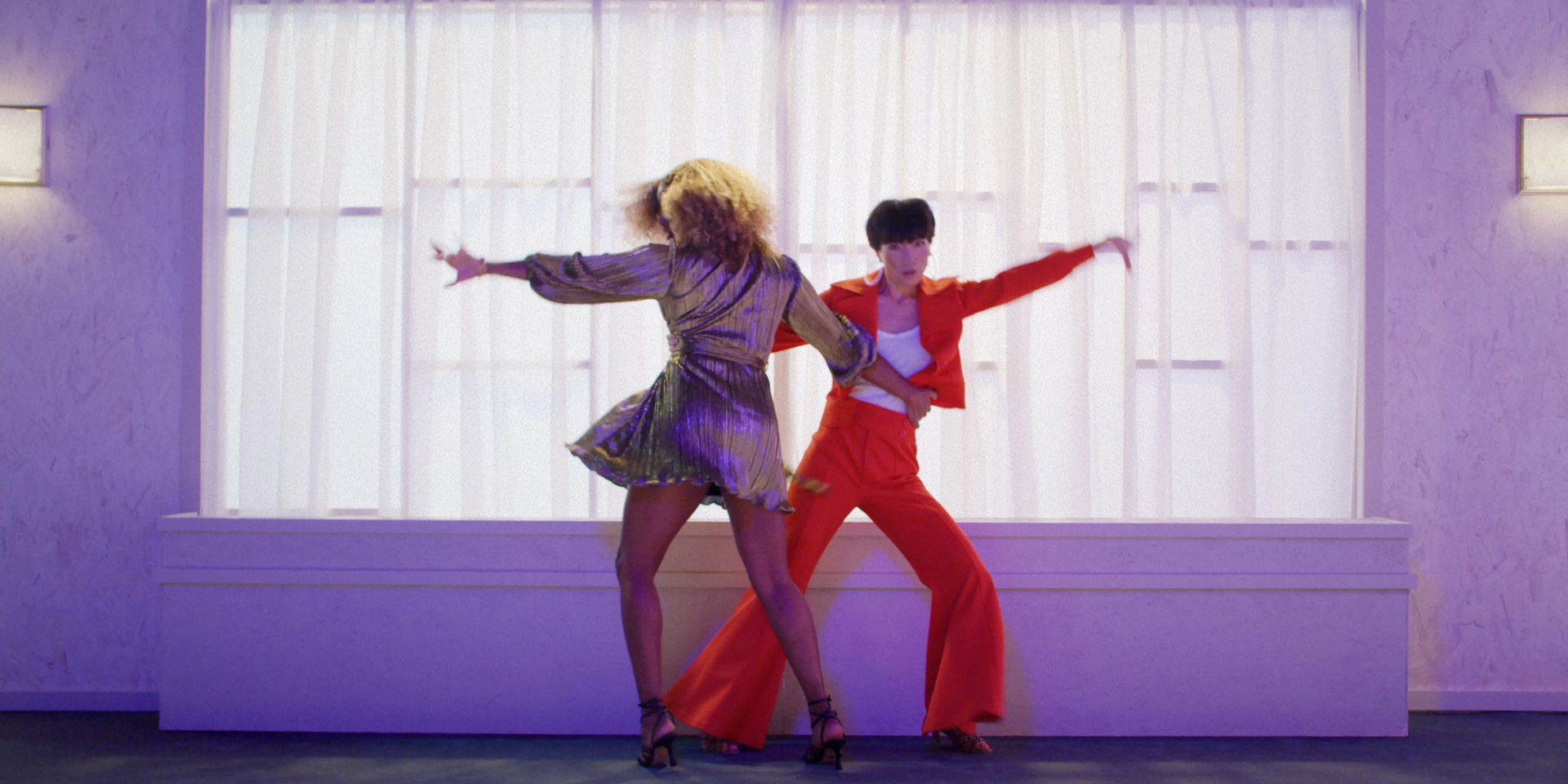 black and asian female dancers by Simon Duhamel for On And On for Fabrikate