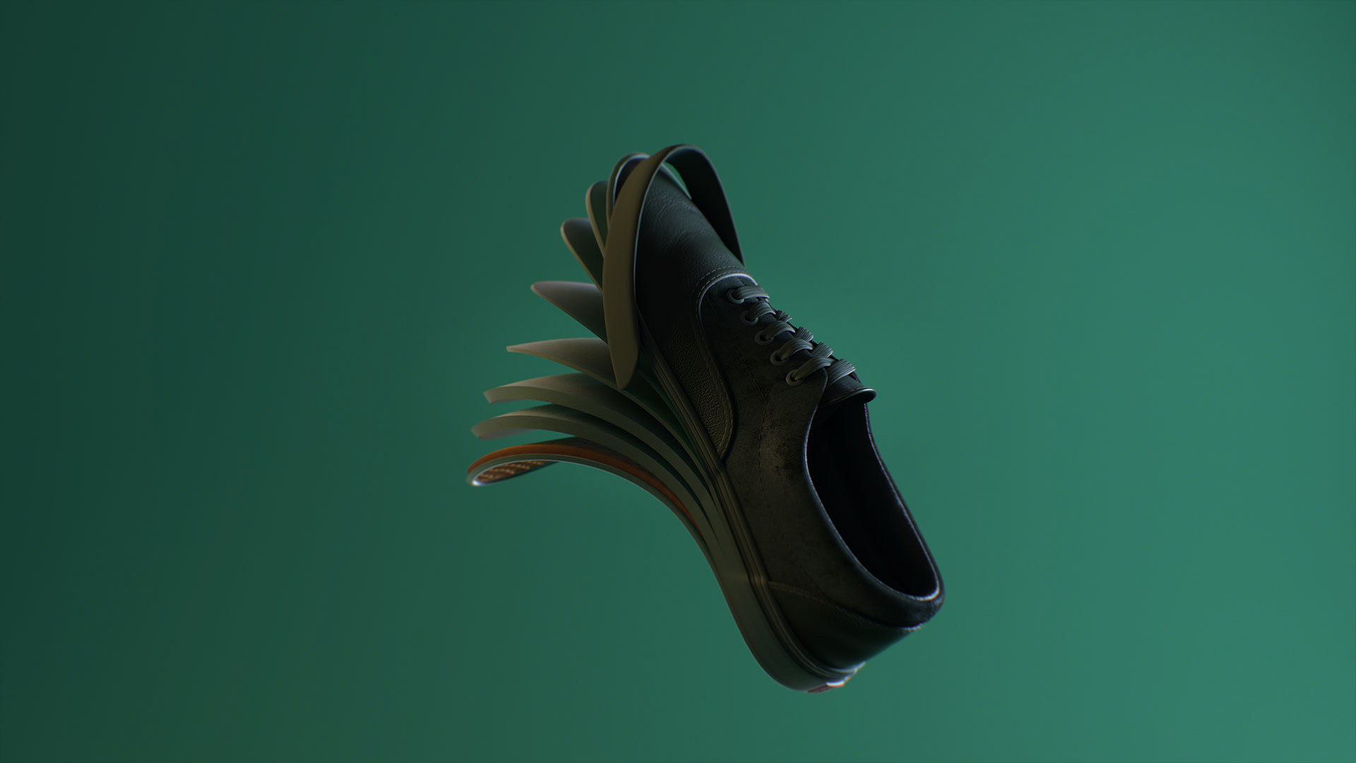 couches d'une chaussure Vans pour la campagne 2019 de OTH x VANS par Simon Duhamel